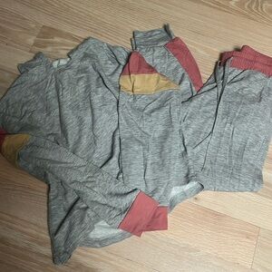Hoodie and jogger set, size medium